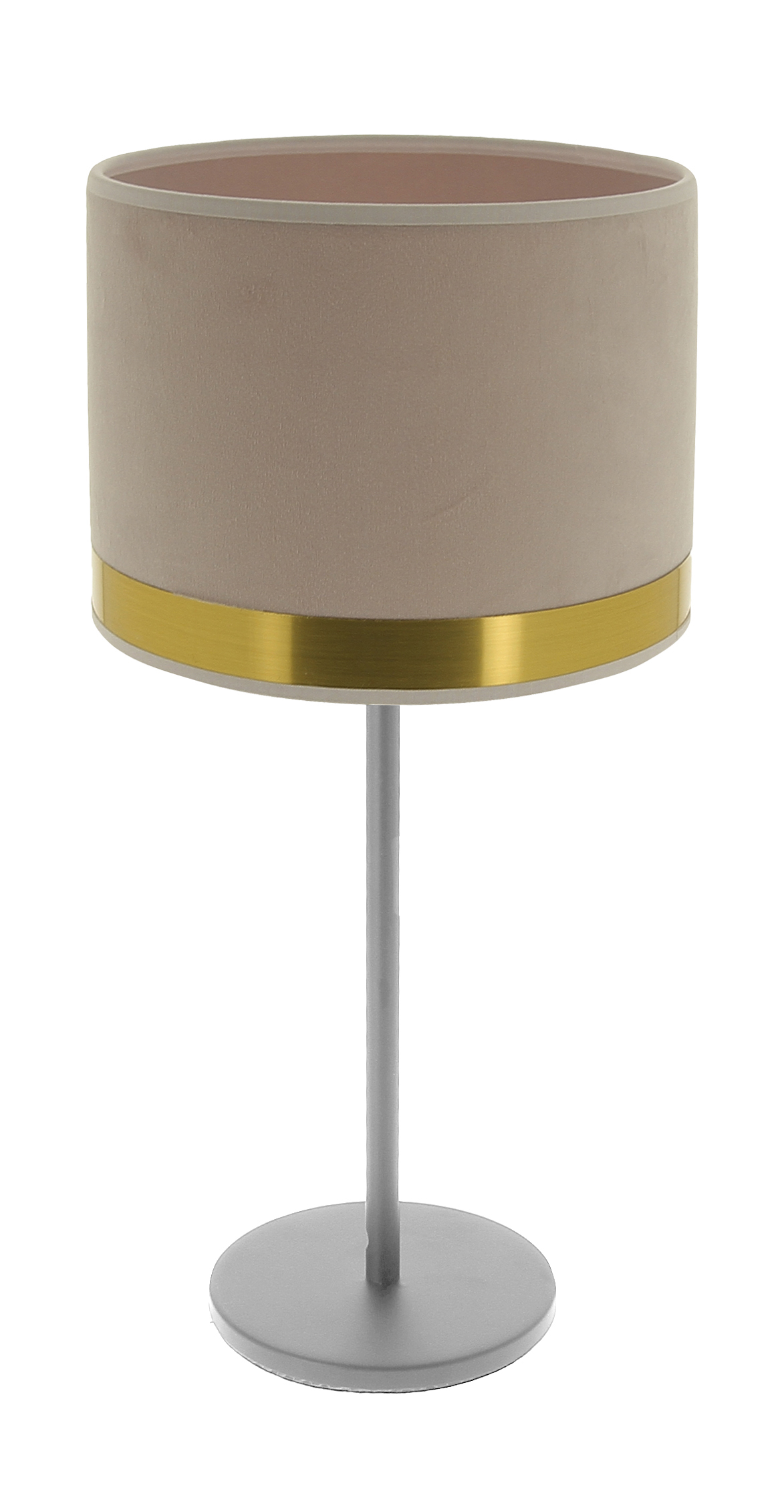 Lampe Max Art Déco Rose / Laiton
