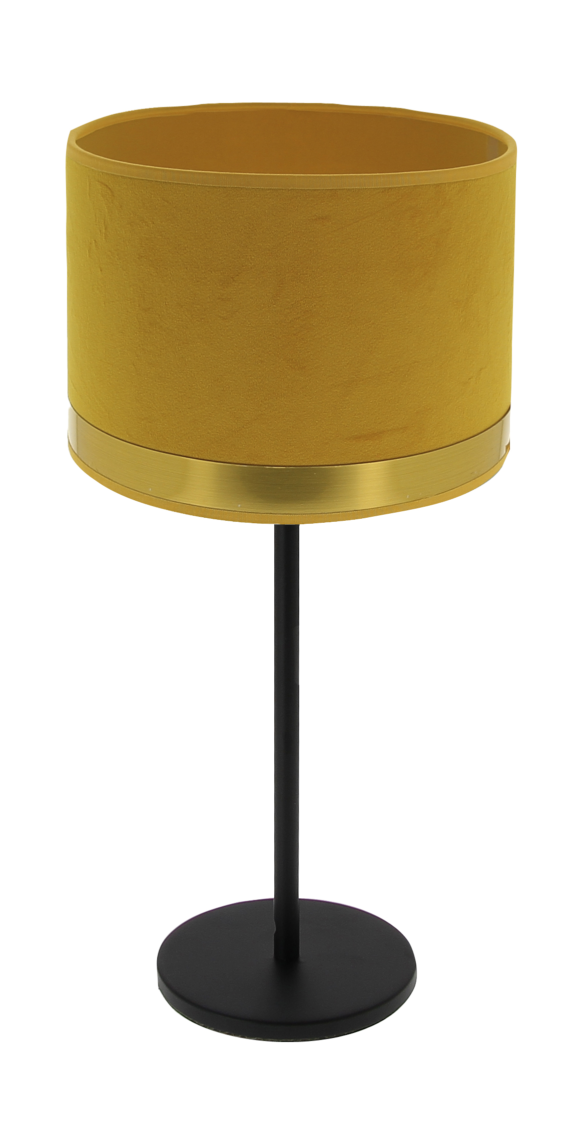 Lampe art deco jaune laiton