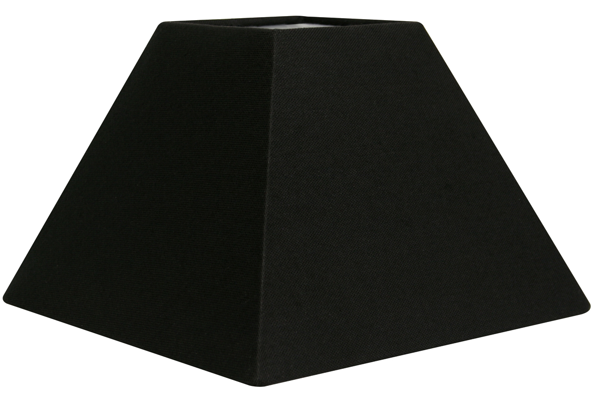 Abat-jour pyramide noir