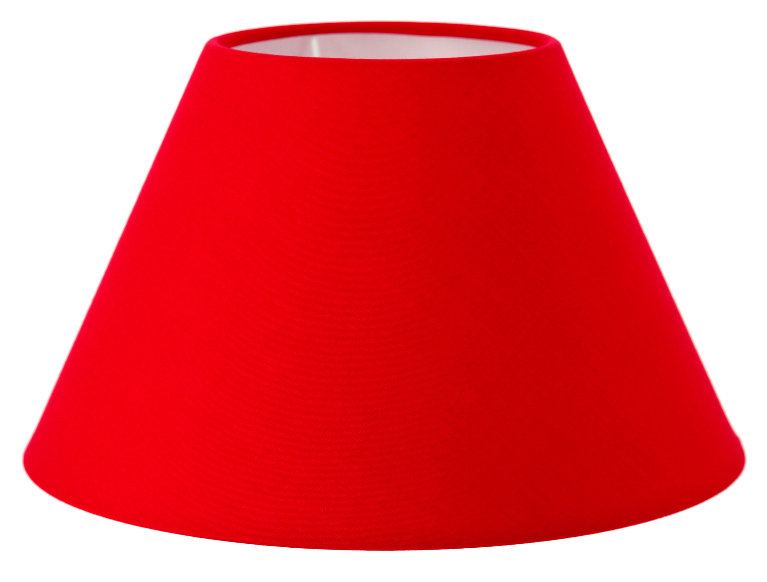 Abat-jour rouge forme empire