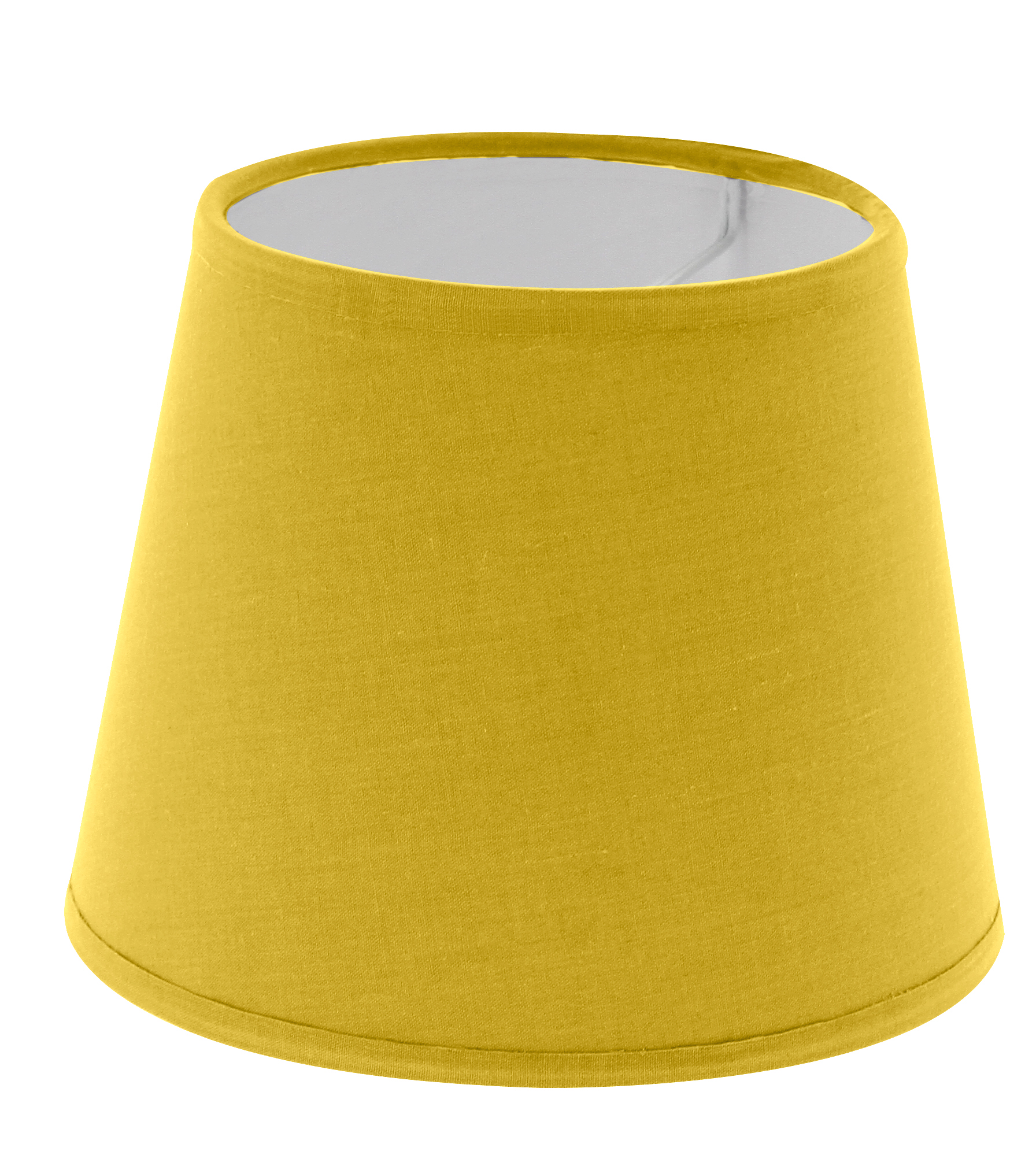 Abat-jour à pince jaune diamètre 14 cm