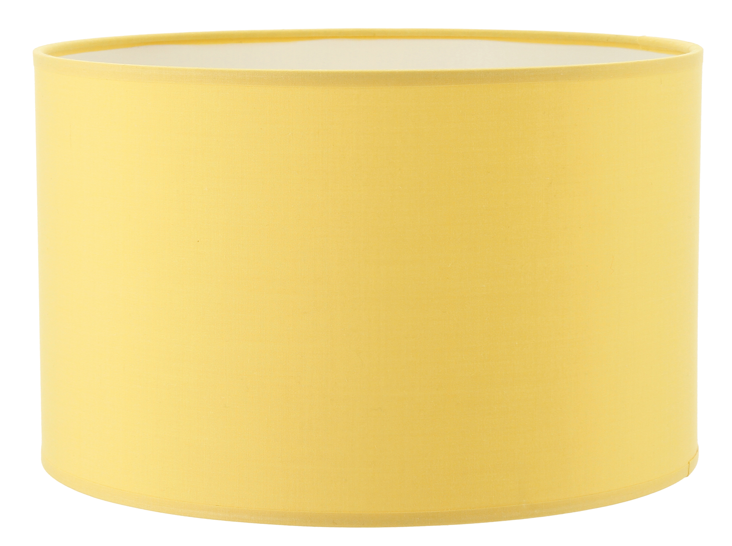 Abat-jour cylindre jaune