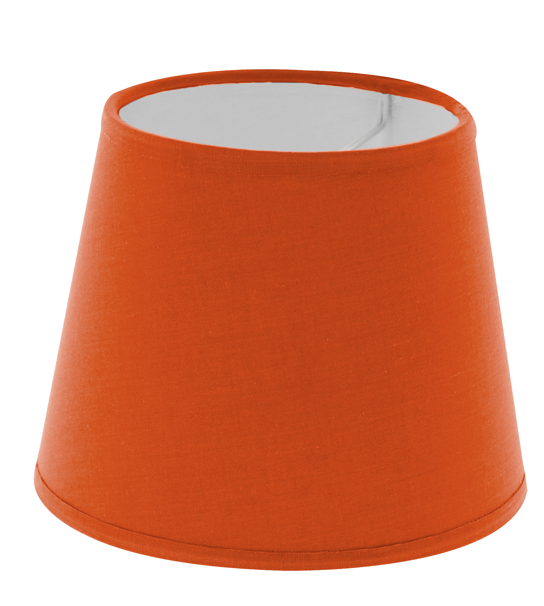 Abat-jour pince orange mango forme américaine