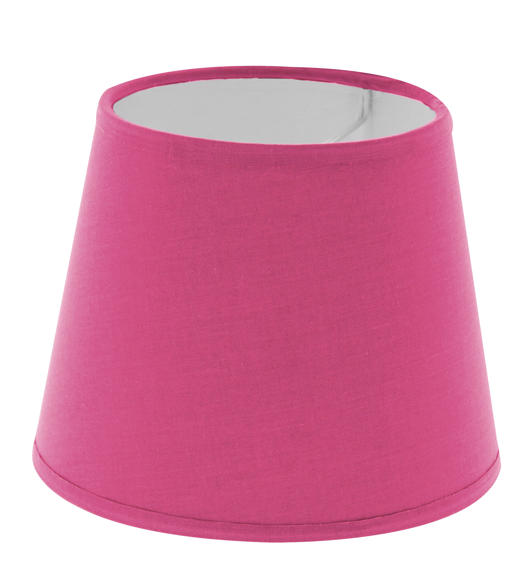 Abat-jour à pince rose framboise diamètre 14 cm