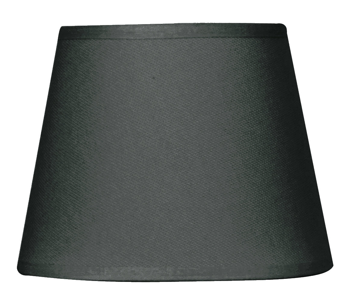 Abat-jour à pince gris anthracite diamètre 14 cm
