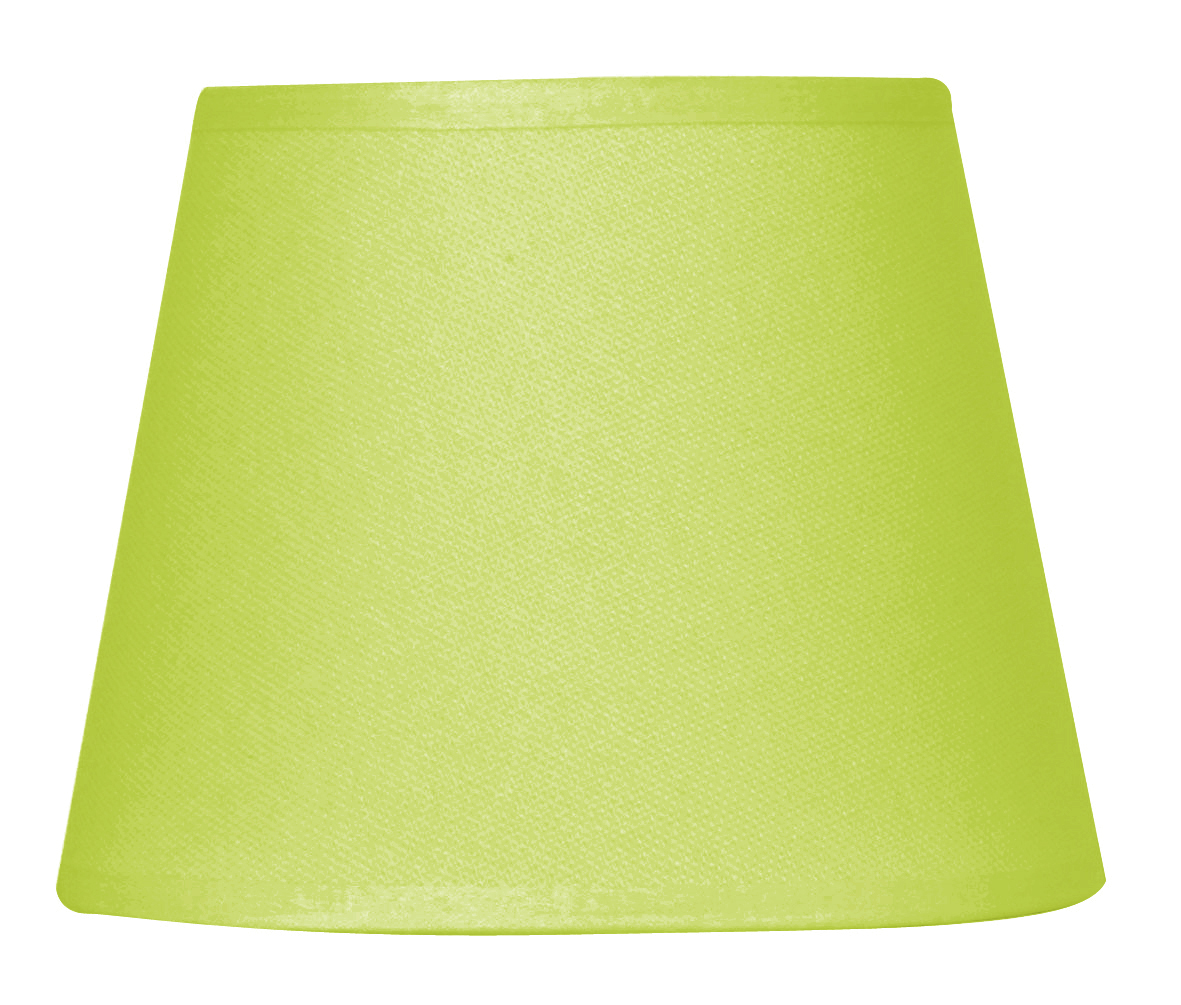 Abat-jour à pince vert anis diamètre 14 cm