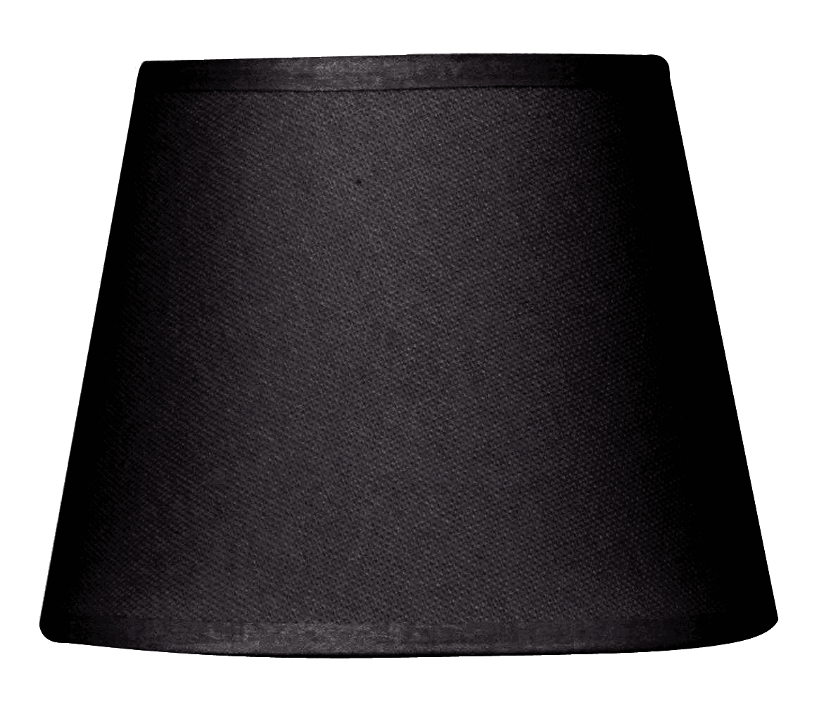 Abat-jour à pince noir diamètre 14 cm