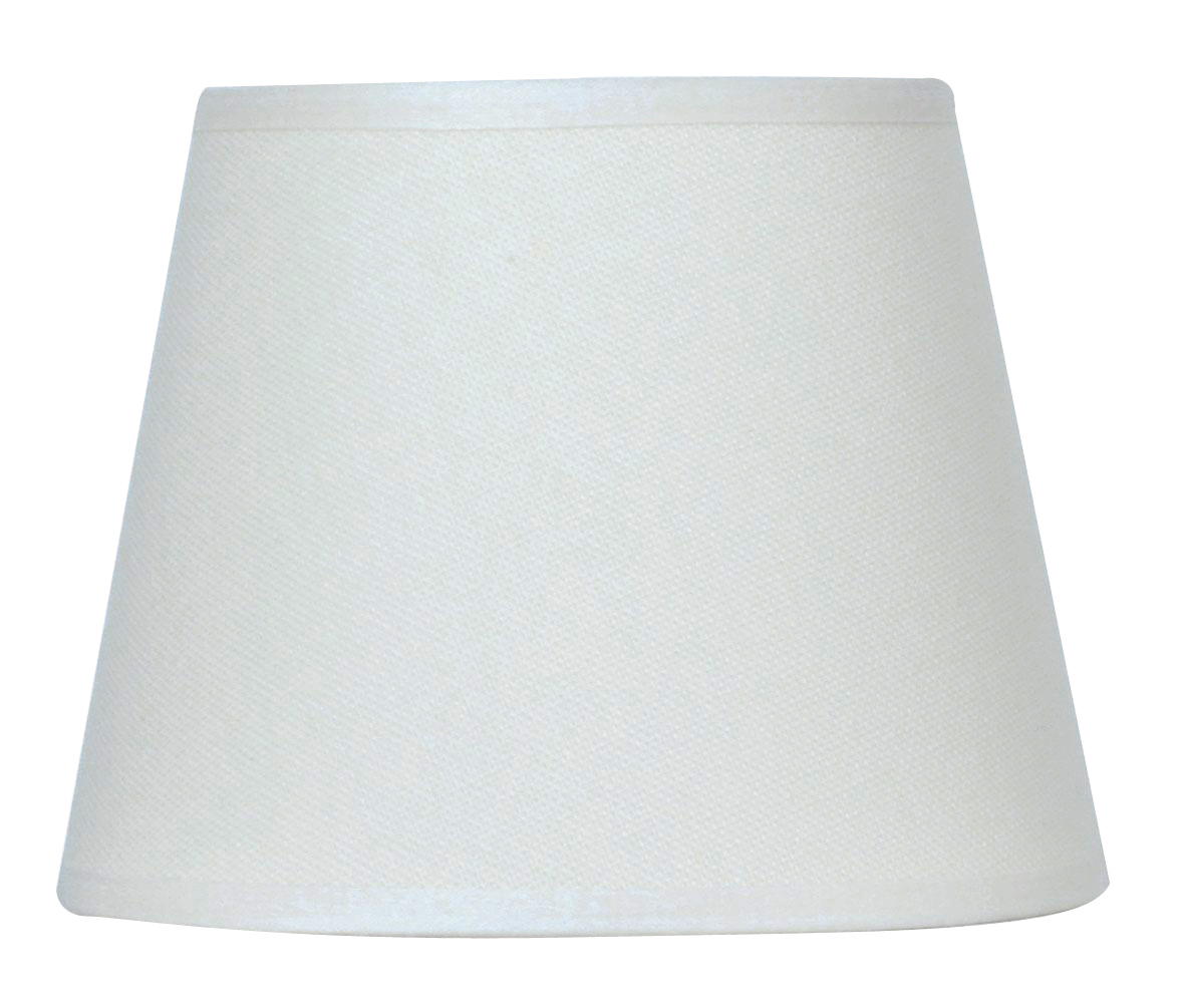 Abat-jour à pince blanc diamètre 14 cm
