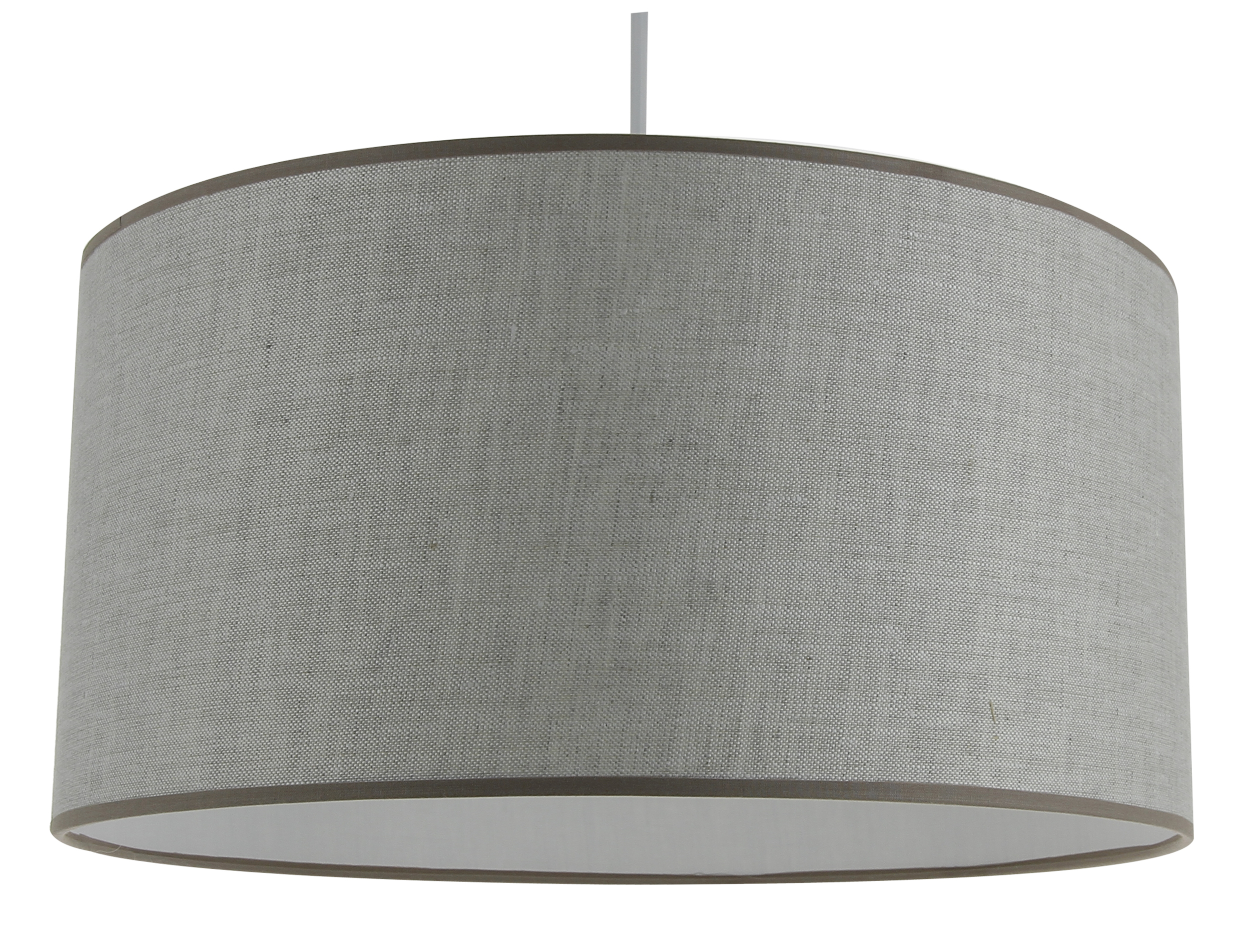 Suspension cylindre Lin naturel
