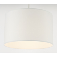 Suspension Cylindre Coton Blanc