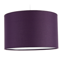 Suspension Cylindre Coton Violet