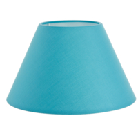 Abat-jour bleu Lagon forme empire