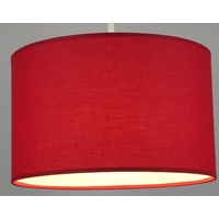 Suspension Cylindre Coton Rouge