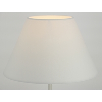 Abat-jour forme empire blanc