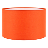 Abat-jour cylindre orange mango