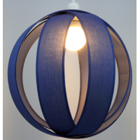 Suspension anneaux bleu roi