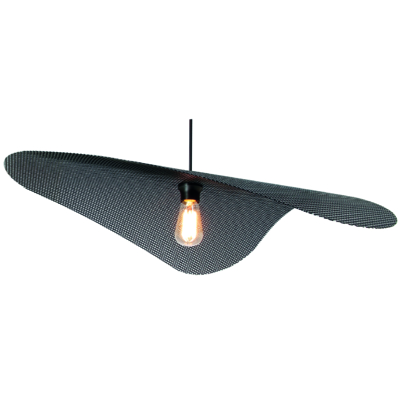 Suspension Voile noir diamètre 78 cm