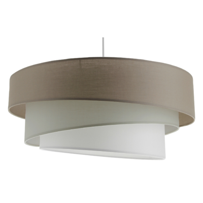 Suspension Ionos XXL Chataîgne/Gris doré/Blanc