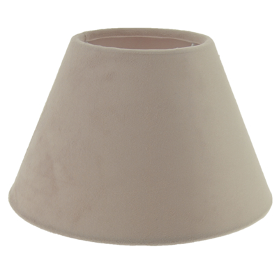 Abat-jour forme empire velvet rose