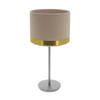 Lampe Max Art Déco Rose / Laiton