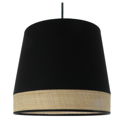 Suspension tambour Manon noire