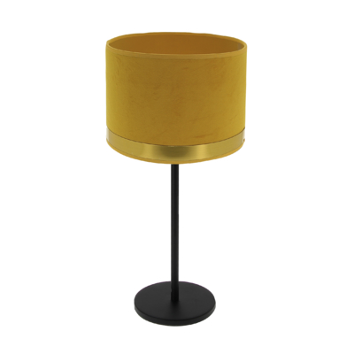 Lampe Max Art Déco jaune / Laiton