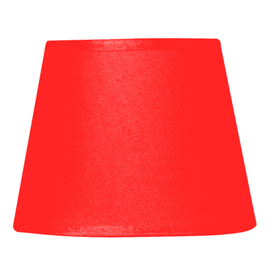 Abat-jour à pince rouge diamètre 14 cm