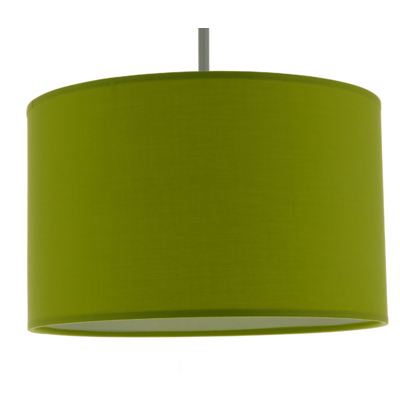 Suspension cylindre vert anis