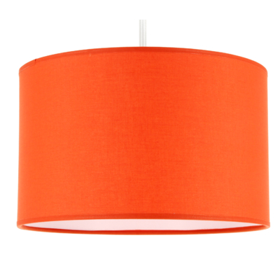 Suspension cylindre orange mango