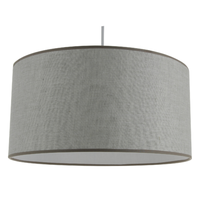 Suspension cylindre Lin naturel