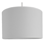 Suspension cylindre blanche transparent